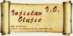 Vojislav Olujić vizit kartica